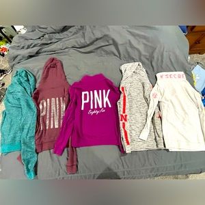 4 Victoria’s Secret PINK jackets
